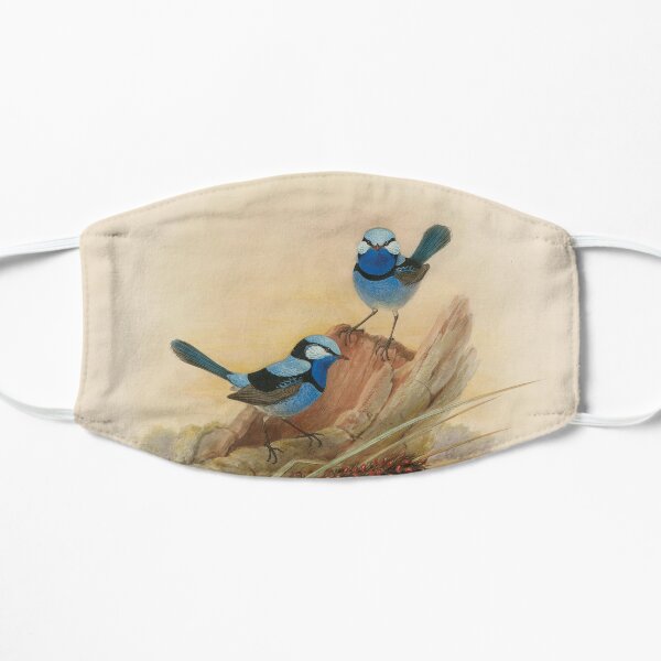 Splendid fairy wren, circa 1867 Flat Mask