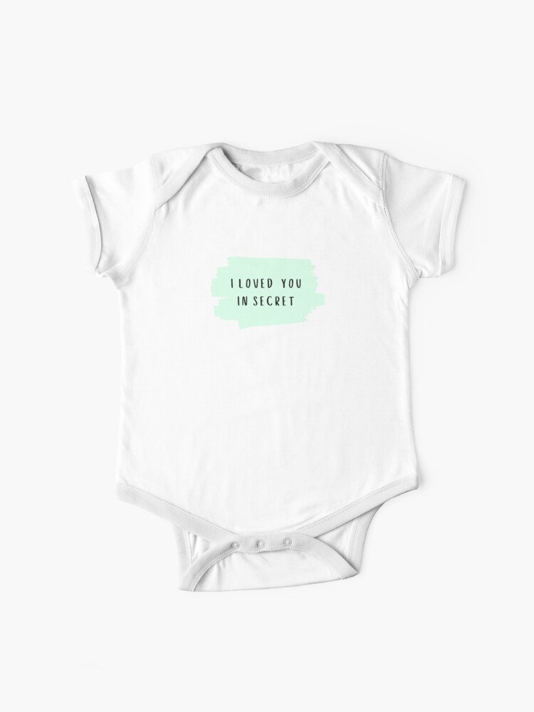 I Loved You In Secret Taylor Swift Reputation Lyrics Baby One Piece By Quote A Licious Redbubble