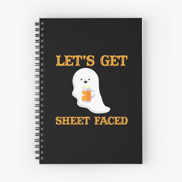 Item preview, Let's Get Sheet Faced funny halloween costume  designed and sold by w1ckerman.