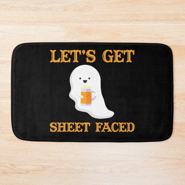 Item preview, Let's Get Sheet Faced funny halloween costume  designed and sold by w1ckerman.