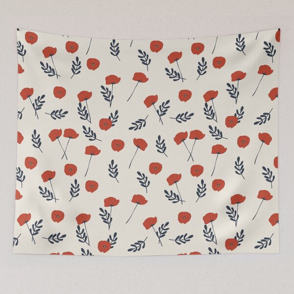 Item preview, Poppy flower pattern designed and sold by JokeGysen.