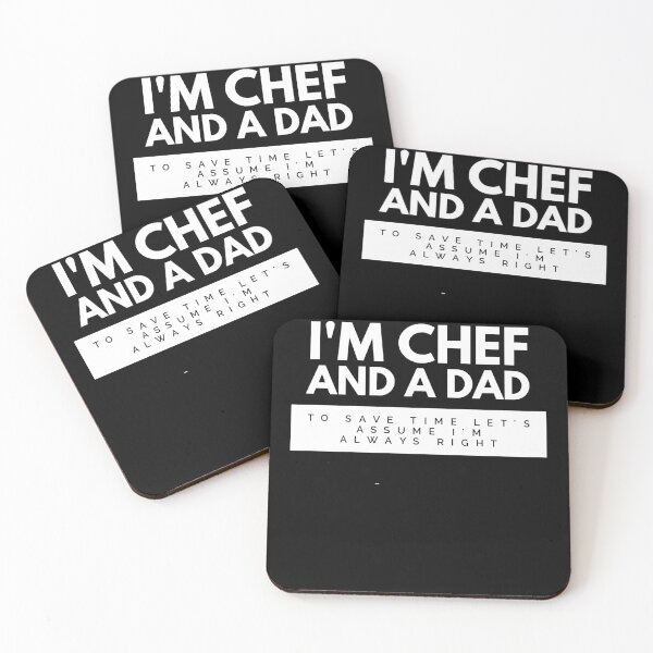 Item preview, Chef's Humor - I'm a Chef and a Dad designed and sold by Michael Schmidt.