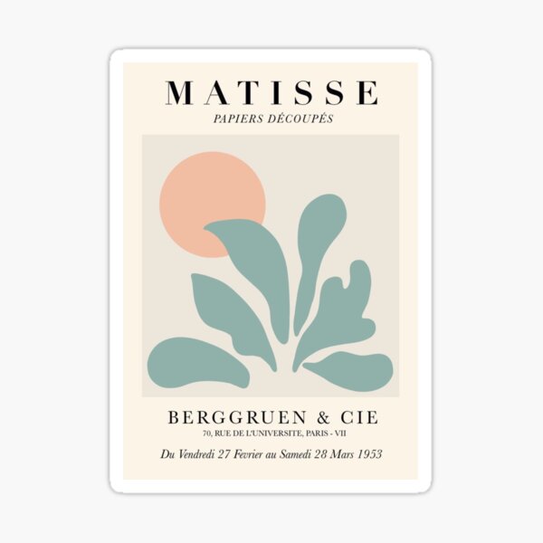 Sac cabas Matisse Art Work Sticker