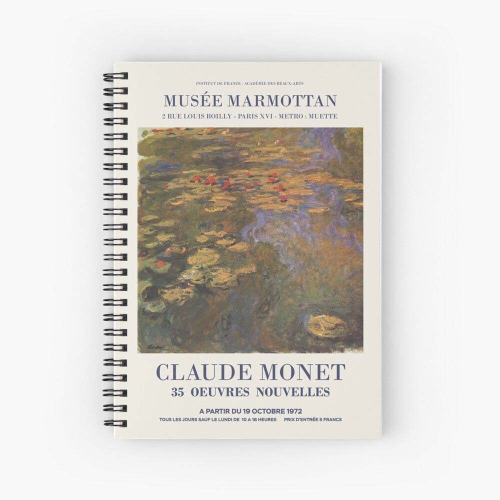Monet artwork Spiral Notebook