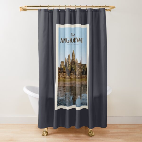 Visit Angkor Wat Shower Curtain