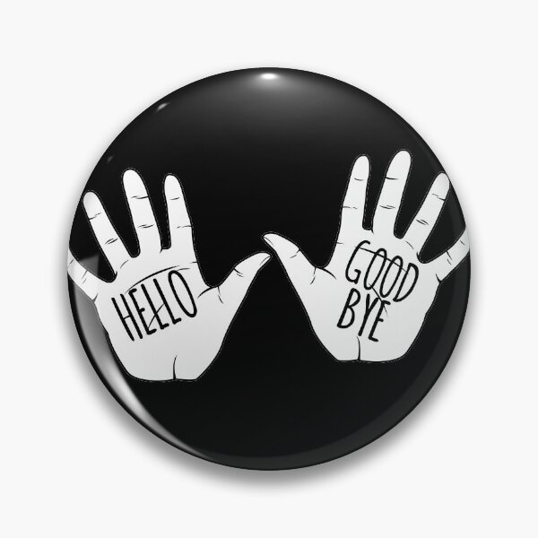 Item preview, Hello Goodbye Hands Tattoo designed and sold by TheTeeSupplyCo.