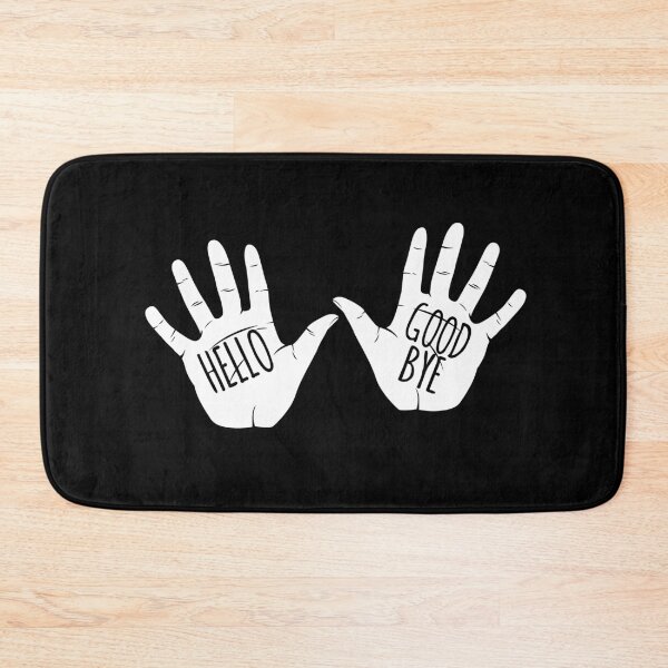 Item preview, Hello Goodbye Hands Tattoo designed and sold by TheTeeSupplyCo.