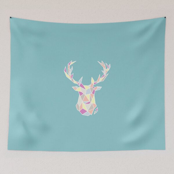 Item preview, Geometric colorful elk designed and sold by The-Fancy-Space.