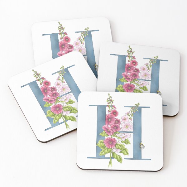 Item preview, H is for Hollyhocks designed and sold by Theodora Gould.