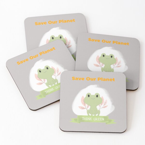 Item preview, Save Our Planet Think Green Frog Design Unisex designed and sold by DTEH.