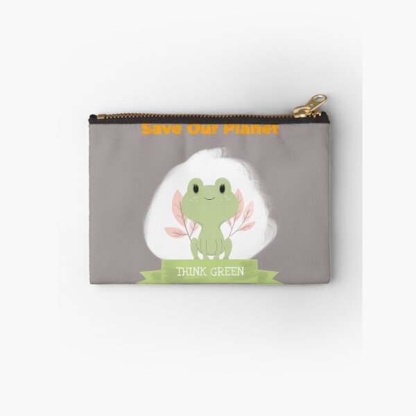 Item preview, Save Our Planet Think Green Frog Design Unisex designed and sold by DTEH.