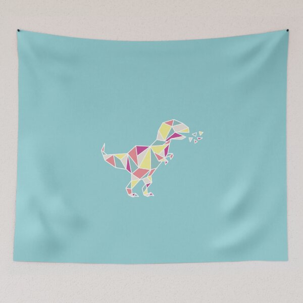 Item preview, Geometric colorful dinosaur designed and sold by The-Fancy-Space.