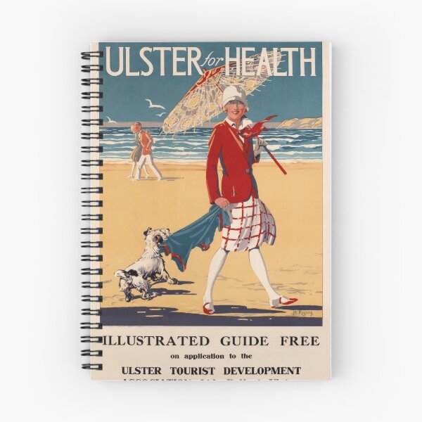 Aperçu de l'œuvre affiche de chemin de fer Ulster créée et vendue par stickart-marek.