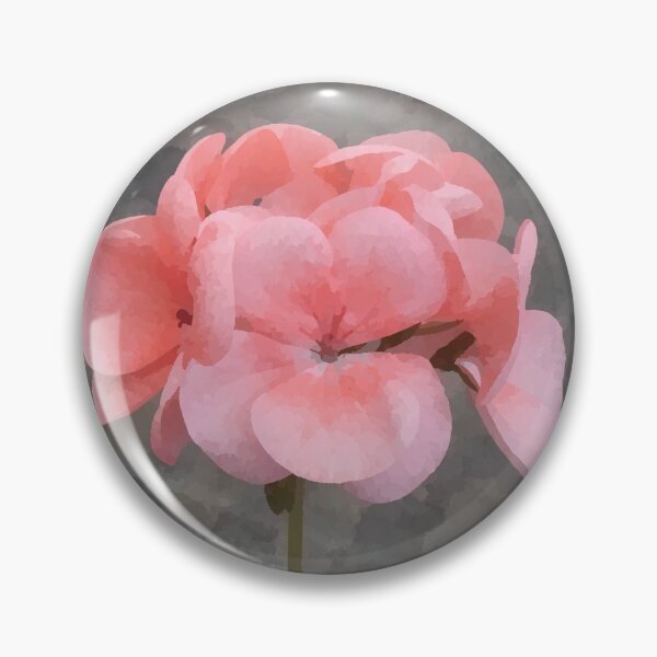 Item preview, Peachy Pink Coloured Geranium designed and sold by KeksWorkroom.