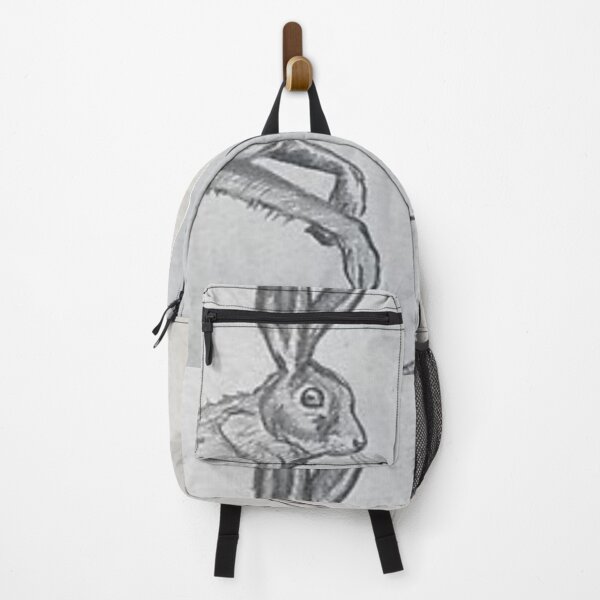 Item preview, On the Go Illustration of Hare rabbit on the run designed and sold by Liz HL Art Shop.
