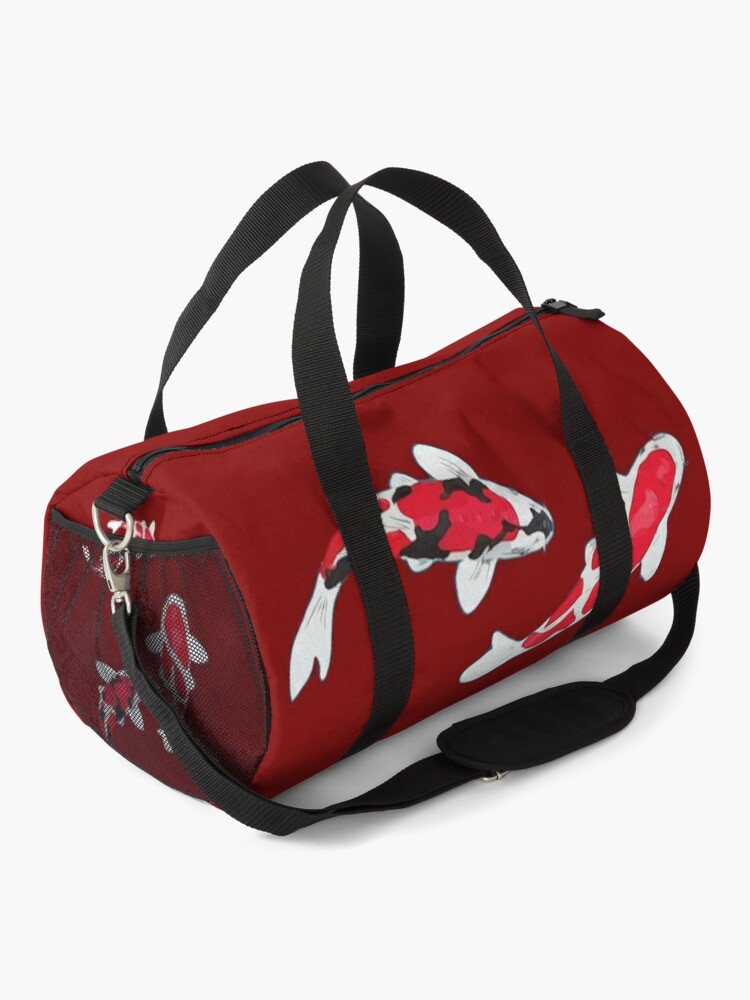 Duffle Bag, Koi Fish | Kuhaku Showa Sanke designed and sold by Koiartsandus