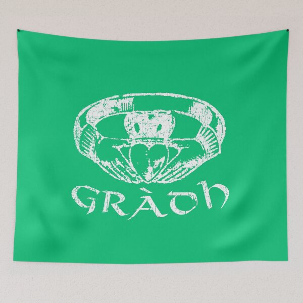 Item preview, Gradh Irish Claddagh Ring Love Loyalty Friendship Celtic Gaelic designed and sold by funnytshirtemp.