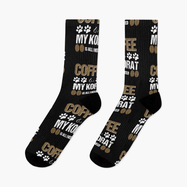 Item preview, Korat and coffee is all I need designed and sold by Beyond Words.