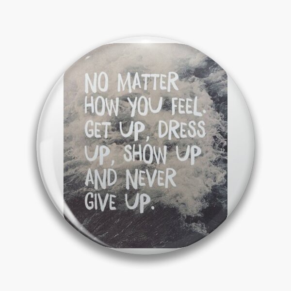 Item preview, Typography Never Give Up designed and sold by Shinobi23.