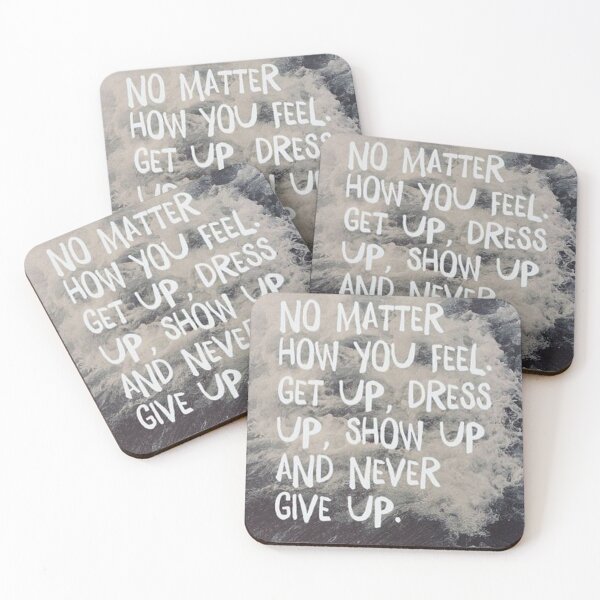 Item preview, Typography Never Give Up designed and sold by Shinobi23.