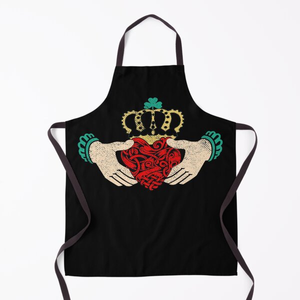 Item preview, Irish Claddagh Ring Love Loyalty Friendship Celtic Pattern Distressed designed and sold by funnytshirtemp.