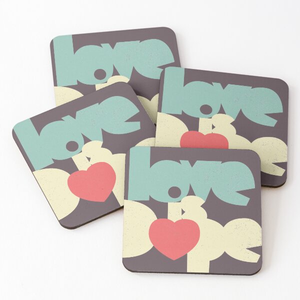 Item preview, Love is dope in vintage colors designed and sold by wunderfamily.