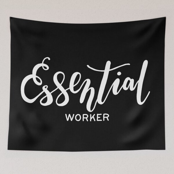 Item preview, Essential worker designed and sold by ValentinaHramov.