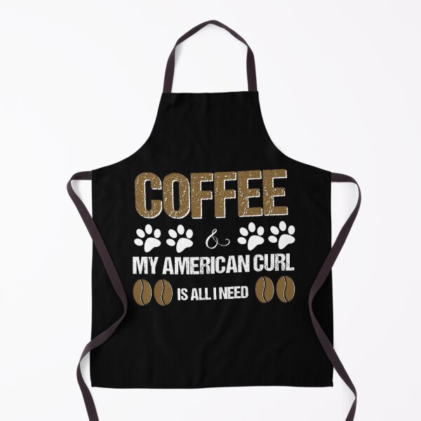Item preview, American curl and coffee is all I need designed and sold by Beyond Words.