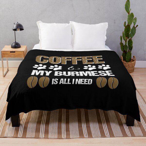 Item preview, Burmese and coffee is all I need designed and sold by Beyond Words.