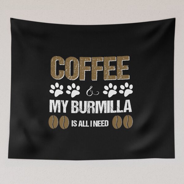 Item preview, Burmilla and coffee is all I need designed and sold by Beyond Words.