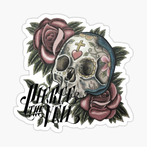 Pierce The Veil Skull Sticker