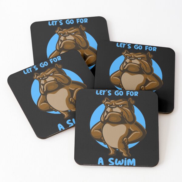 Item preview, Let's go for a Swim (dog!?) designed and sold by Zwembad Vergelijker.
