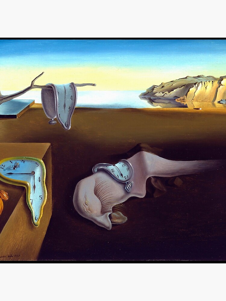 Salvador Dali The Persistence of Memory 1931 Artwork, Wall Art, Prints, Posters, Tshirts, Men, Women, Kids by clothorama