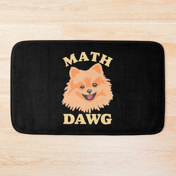Item preview, Math Dawg - Cute Math Pomeranian Dog designed and sold by CanadianUnicorn.