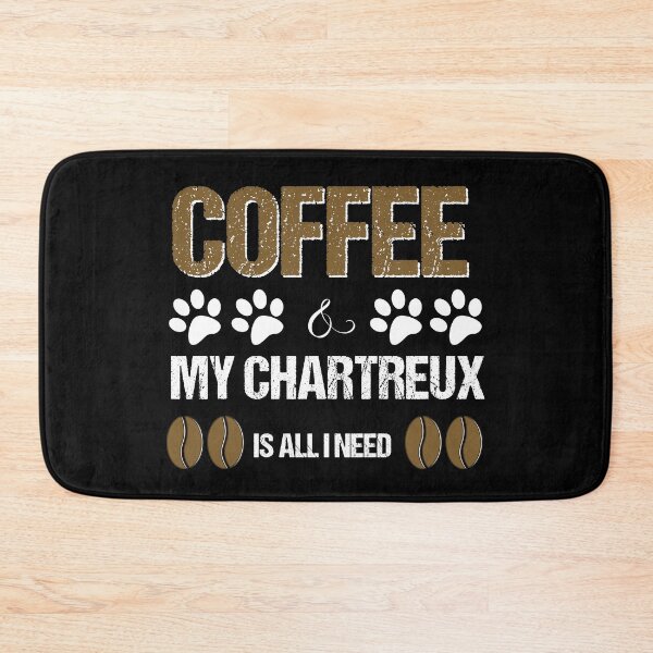 Item preview, Chartreux and coffee is all I need designed and sold by Beyond Words.