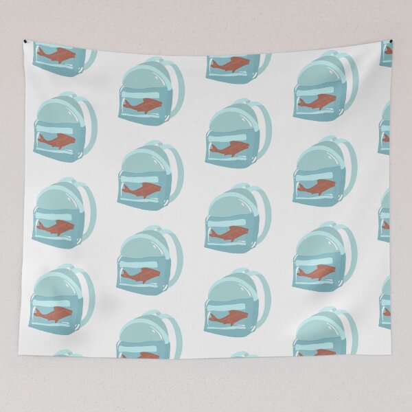 Item preview, Eroda fish in backpack designed and sold by arianalb.