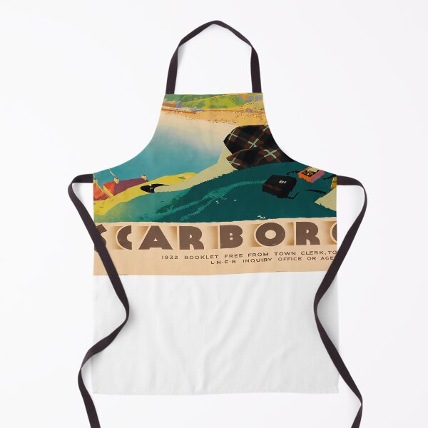 Item preview, Railway Poster Scarborough designed and sold by stickart-marek.