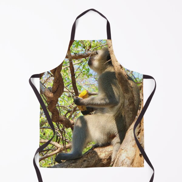 Item preview, Vervet monkey and banana, South Africa, Africa designed and sold by FranWest.