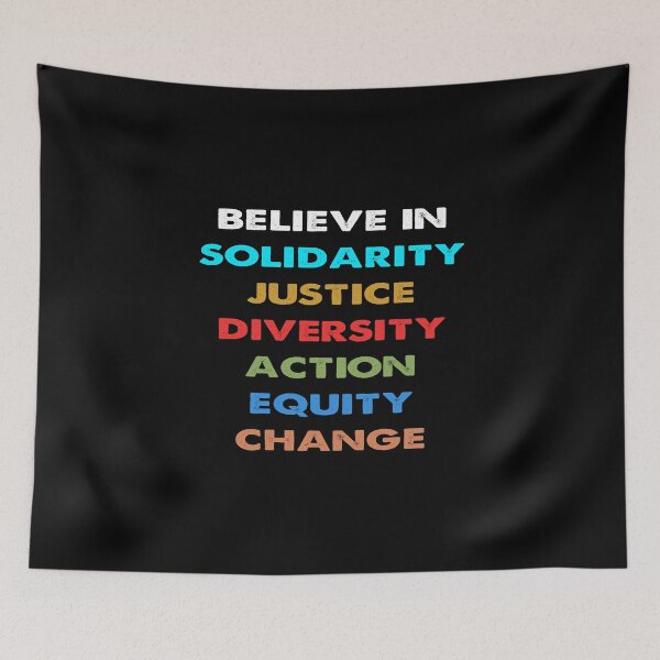 Item preview, Cree en solidaridad justicia diversidad acción equidad cambio designed and sold by Kathrine2302.