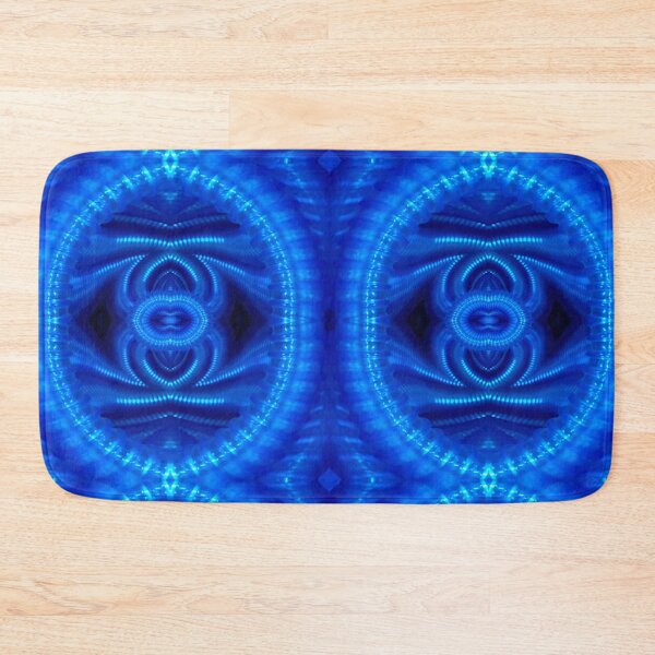 Item preview, İNNER WORKİNGS.  NEON BLUE FLORAL FANTASY designed and sold by mister-john.