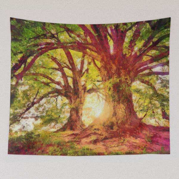 Item preview, Sun rays through the Banyan Tree designed and sold by Gaurav Garg.