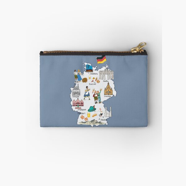 Item preview, Germany map, GERMANY Landmarks Map major cities GERMANY national symbols, landmarks and Oktoberfest designed and sold by mashmosh.