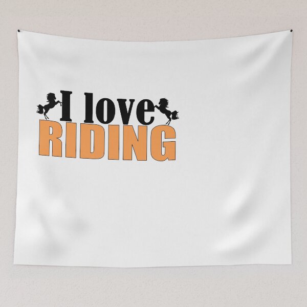 Item preview, I love riding (horse gift idea) designed and sold by Jannis12.