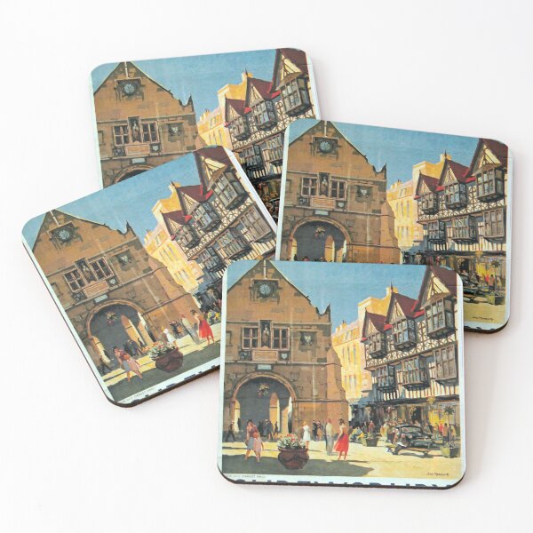 Item preview, Railway Poster Shrewsbury designed and sold by stickart-marek.