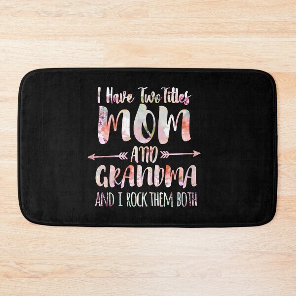Item preview, I Have Two Titles Mom And Grandma Flower designed and sold by shirti.