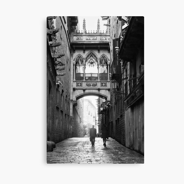 Barri Gotic, Barcelona Canvas Print