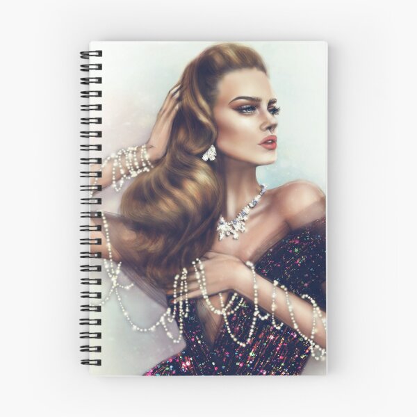 Item preview, Natalia Design - Spiral Notebook, ArtBoard designed and sold by ZolAme.