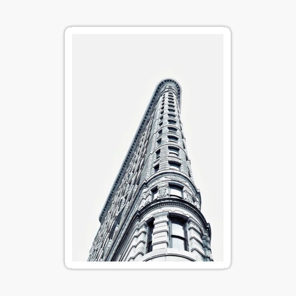 Flatiron Building - monochrome Sticker