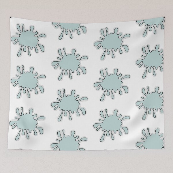 Item preview, Mint Teal Green Paint Splot designed and sold by millafrlan.