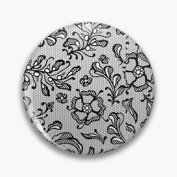 Item preview, Black Lace on White Background designed and sold by AtarangiDesigns.